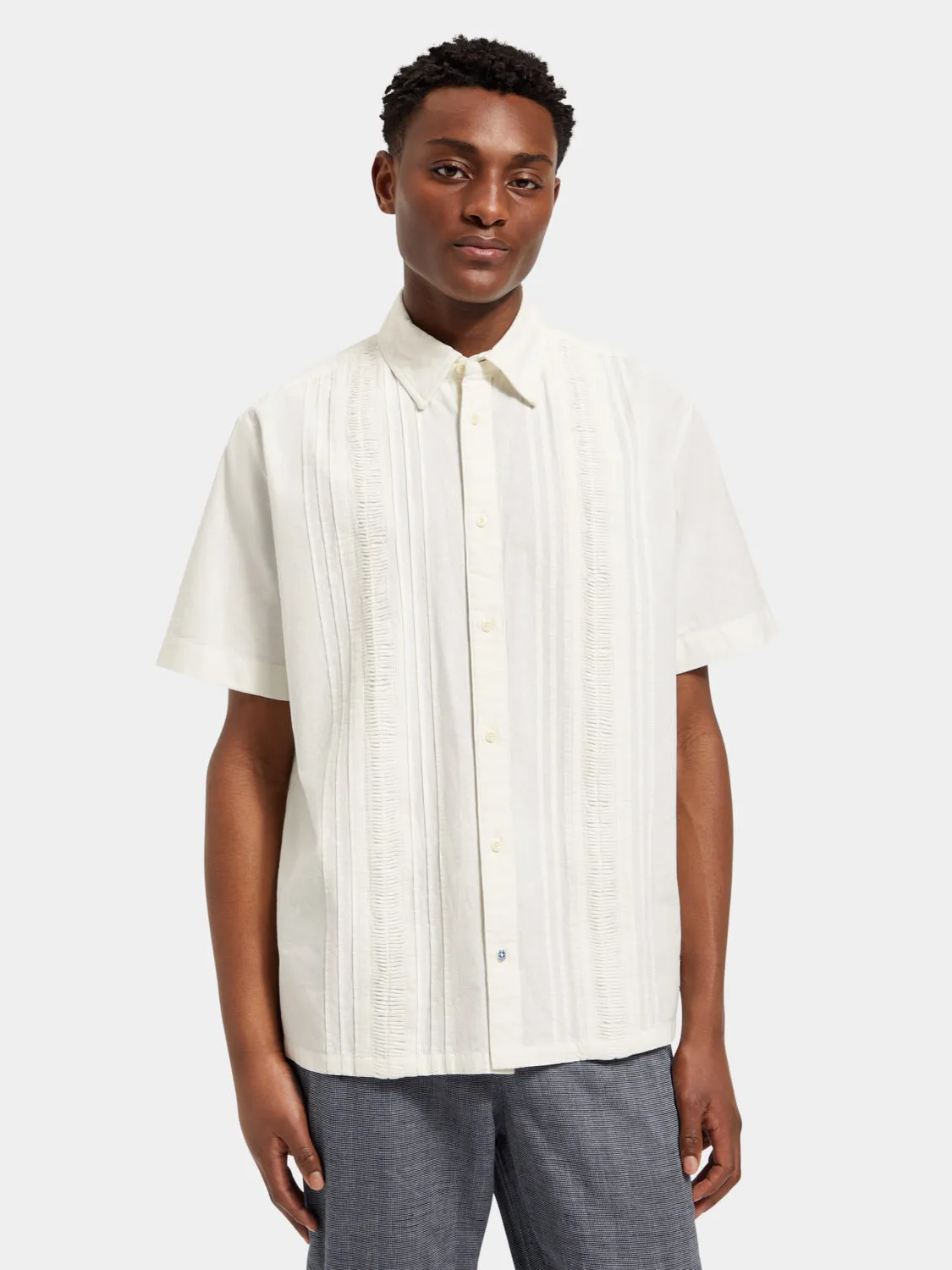 Cotton short sleeved shirt sold by Scotch and Soda