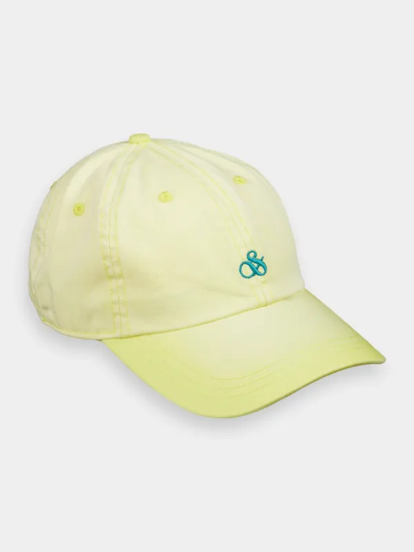 Twill embroidered logo cap sold by Scotch and Soda