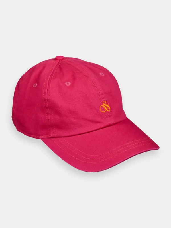 Twill embroidered logo cap made by Scotch & Soda