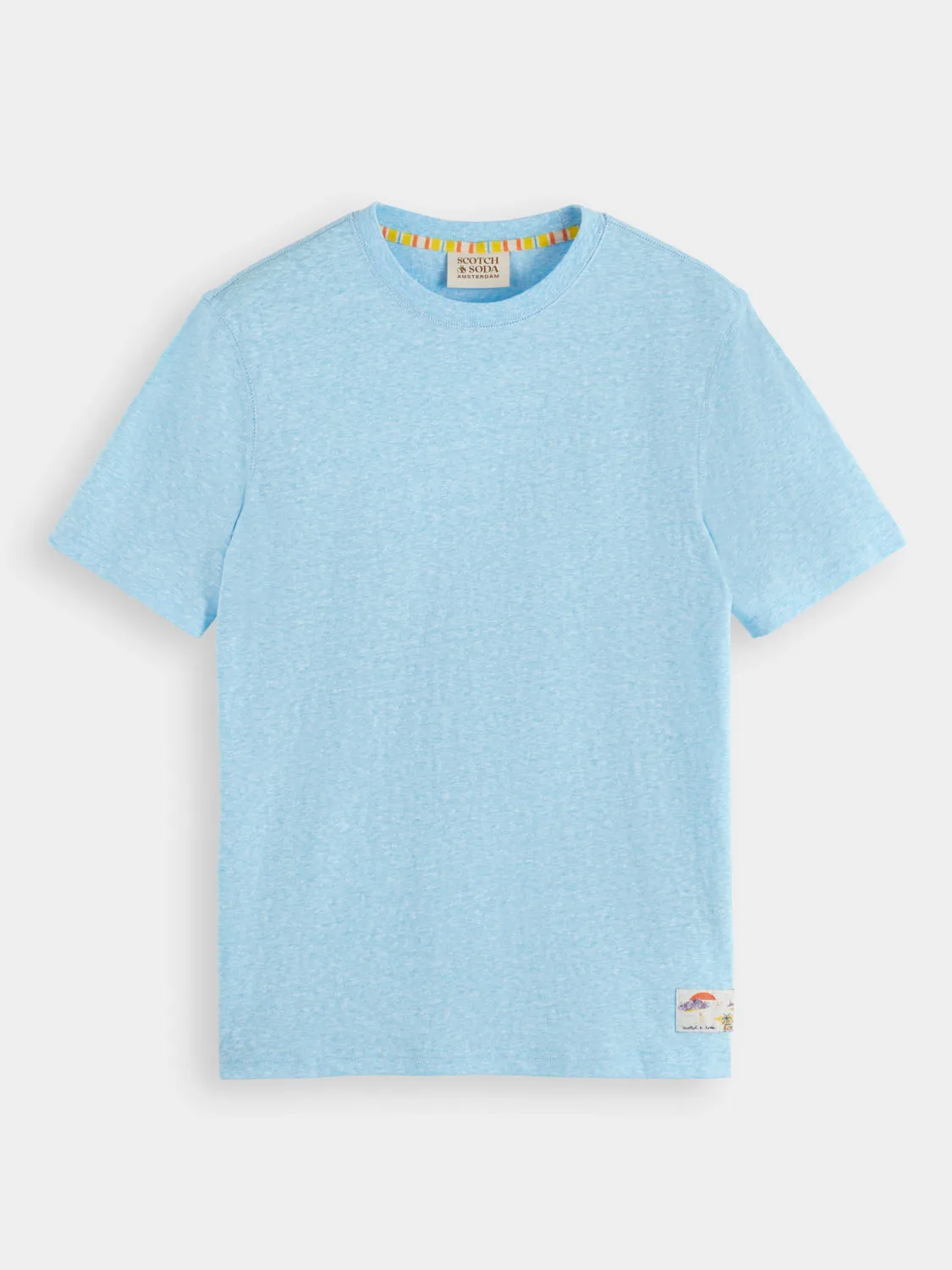 Melange crewneck t-shirt sold by Scotch and Soda