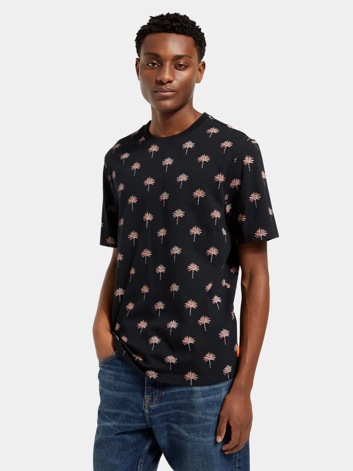 Palm tree printed t-shirt sold by Scotch and Soda