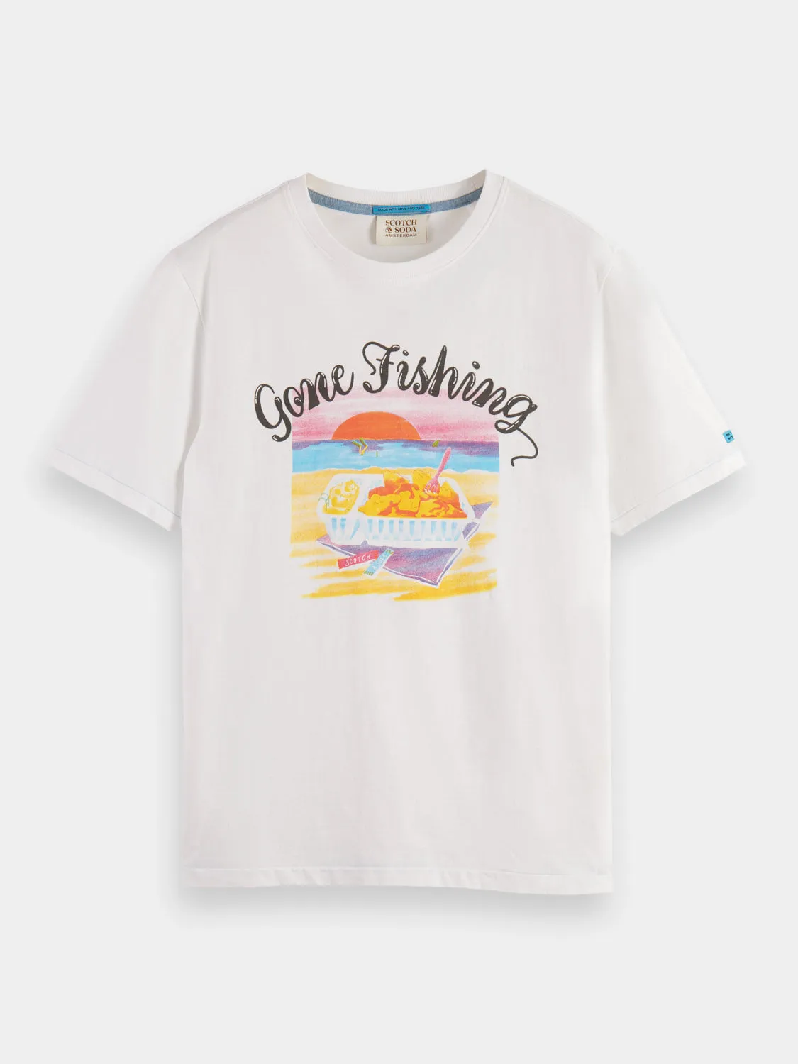 Front artwork t-shirt sold by Scotch and Soda