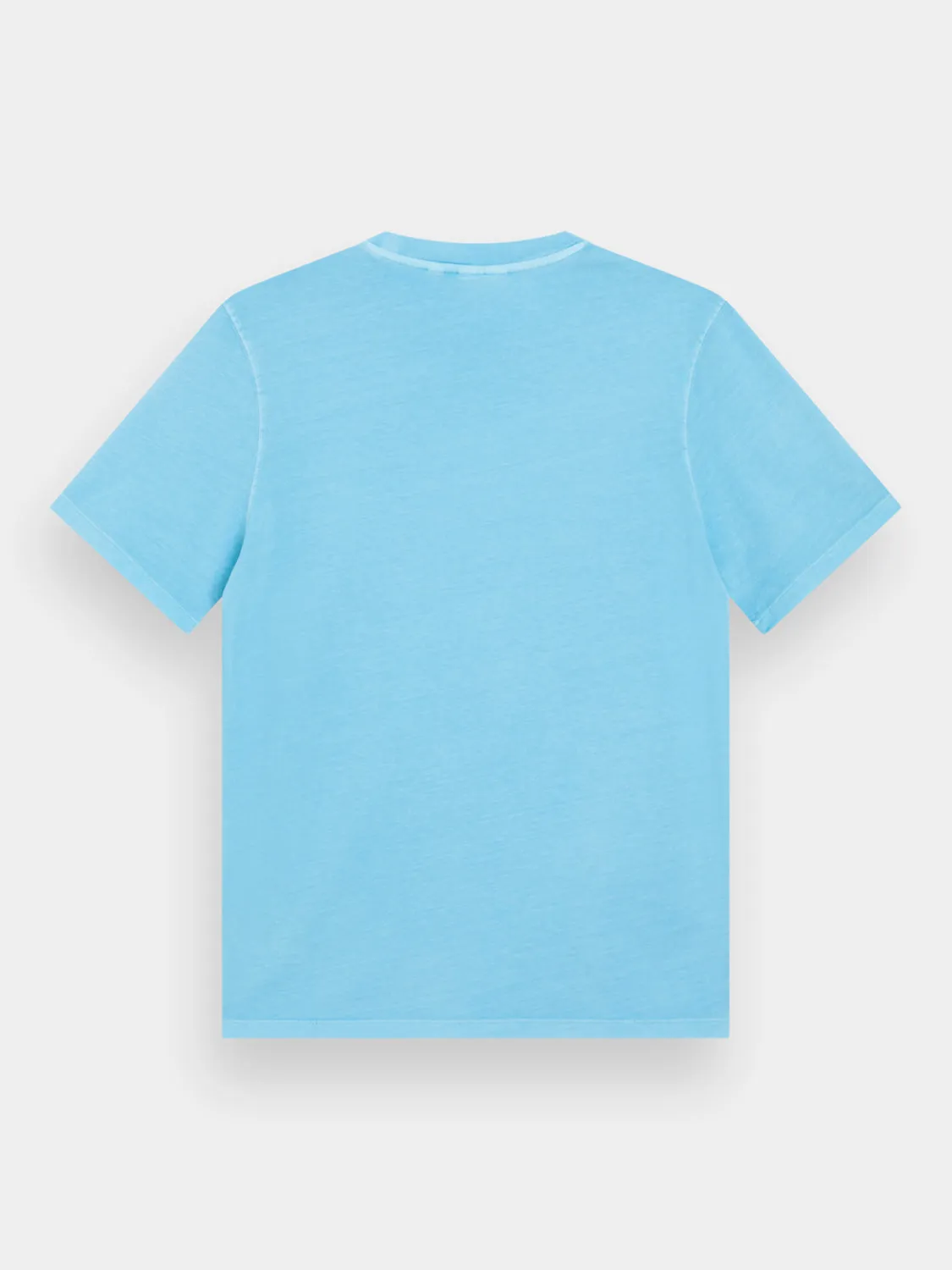 Garment-dyed logo crewneck t-shirt sold by Scotch and Soda product image thumbnail 2