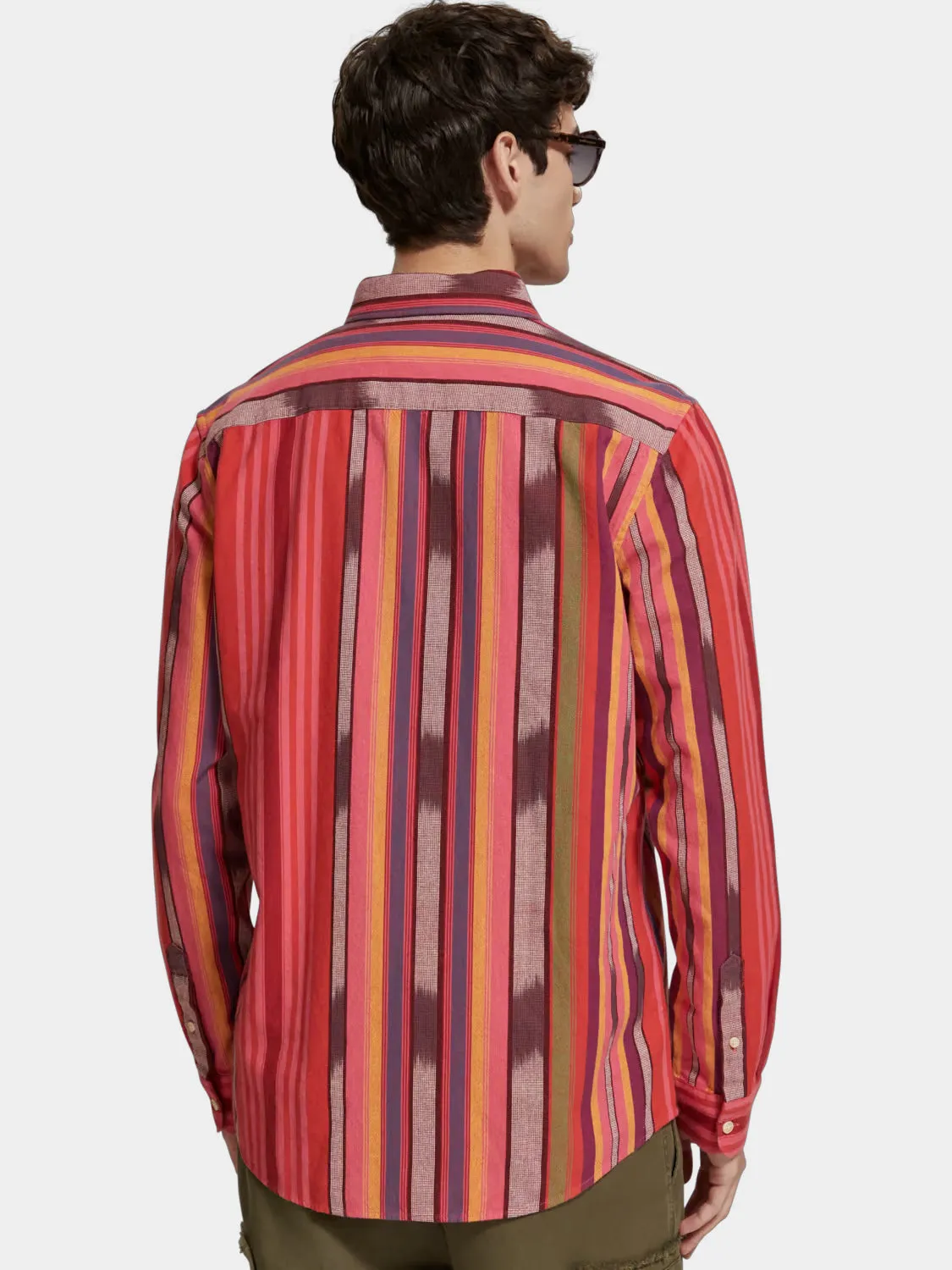 Space-dyed striped shirt sold by Scotch and Soda product image thumbnail 4