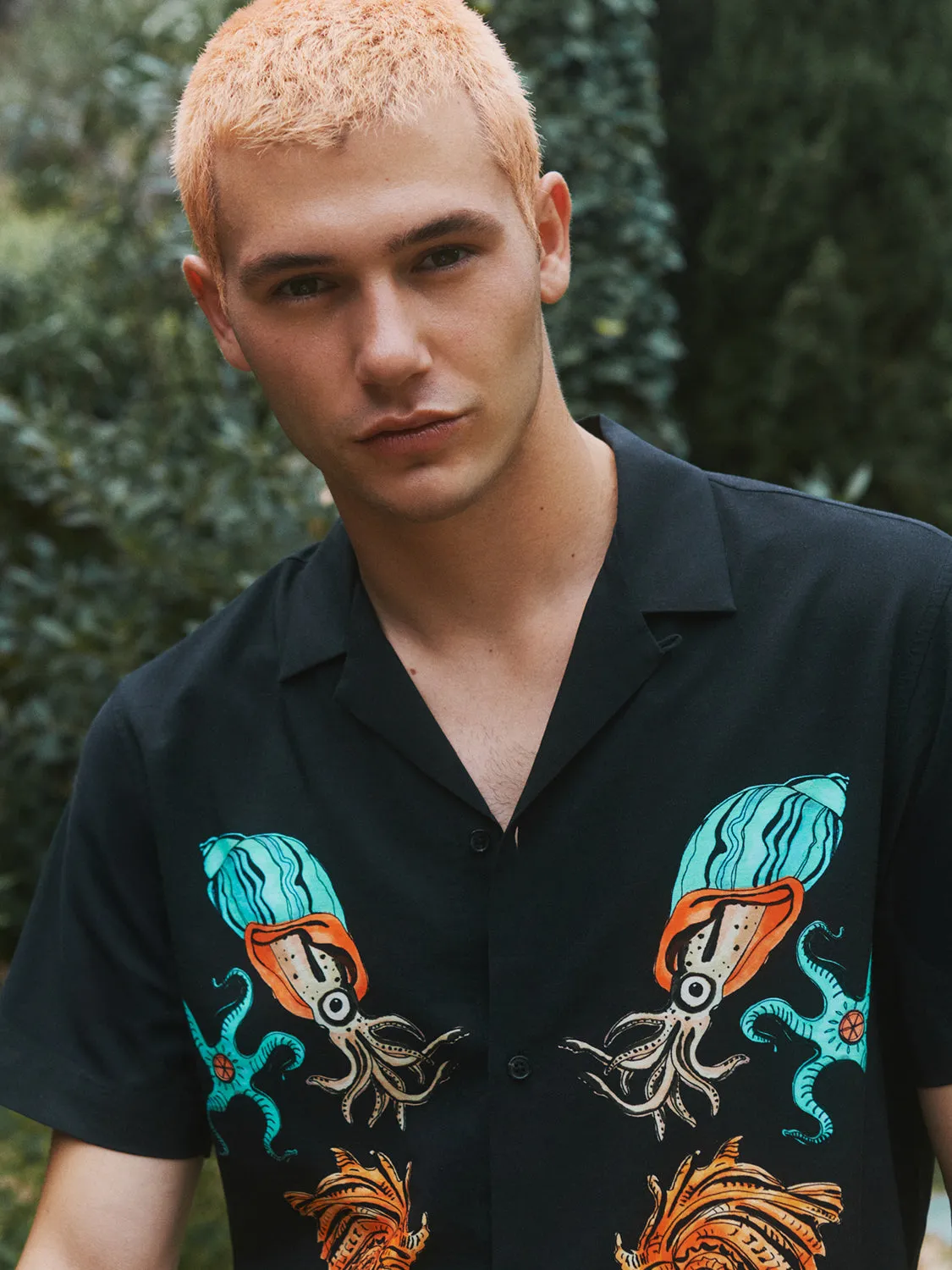 Printed sealife shirt sold by Scotch and Soda product image thumbnail 3