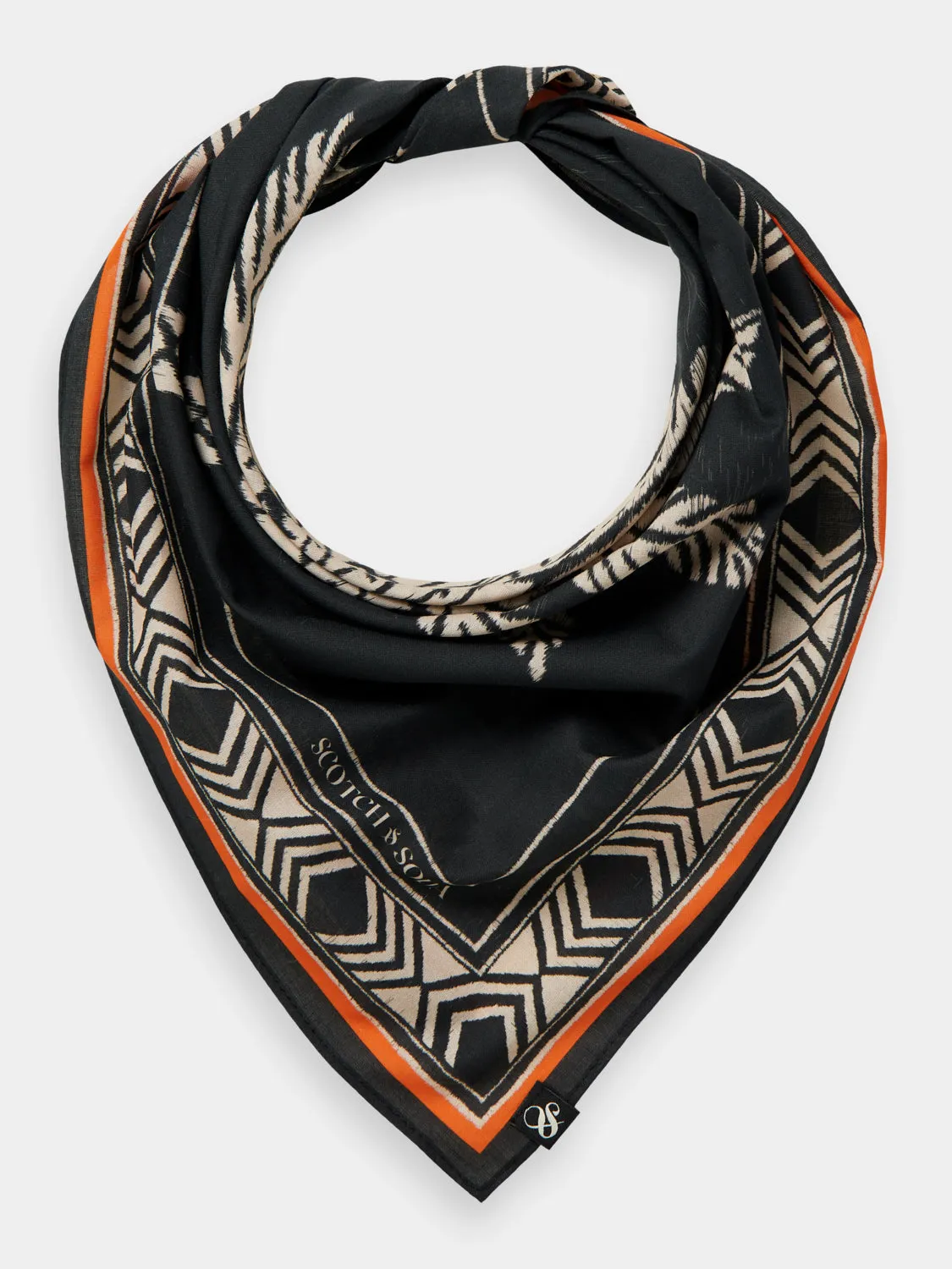 Printed cotton bandana sold by Scotch & Soda