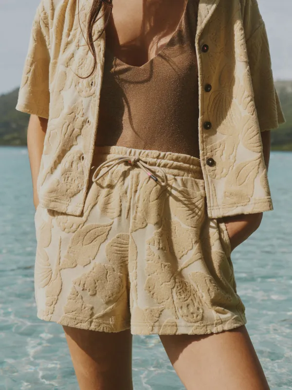 Jacquard toweling shorts sold by Scotch and Soda