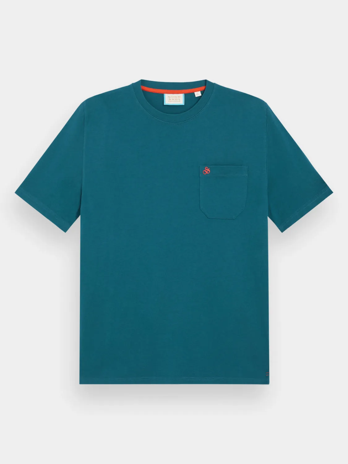 Chest pocket jersey t-shirt sold by Scotch & Soda