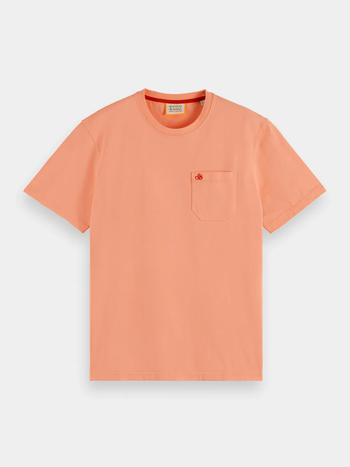 Chest pocket jersey t-shirt sold by Scotch & Soda