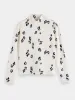 Slim-fit printed long sleeved t-shirt sold by Scotch and Soda