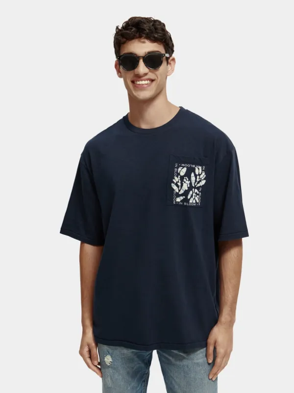 Loose-fit artwork t-shirt sold by Scotch and Soda
