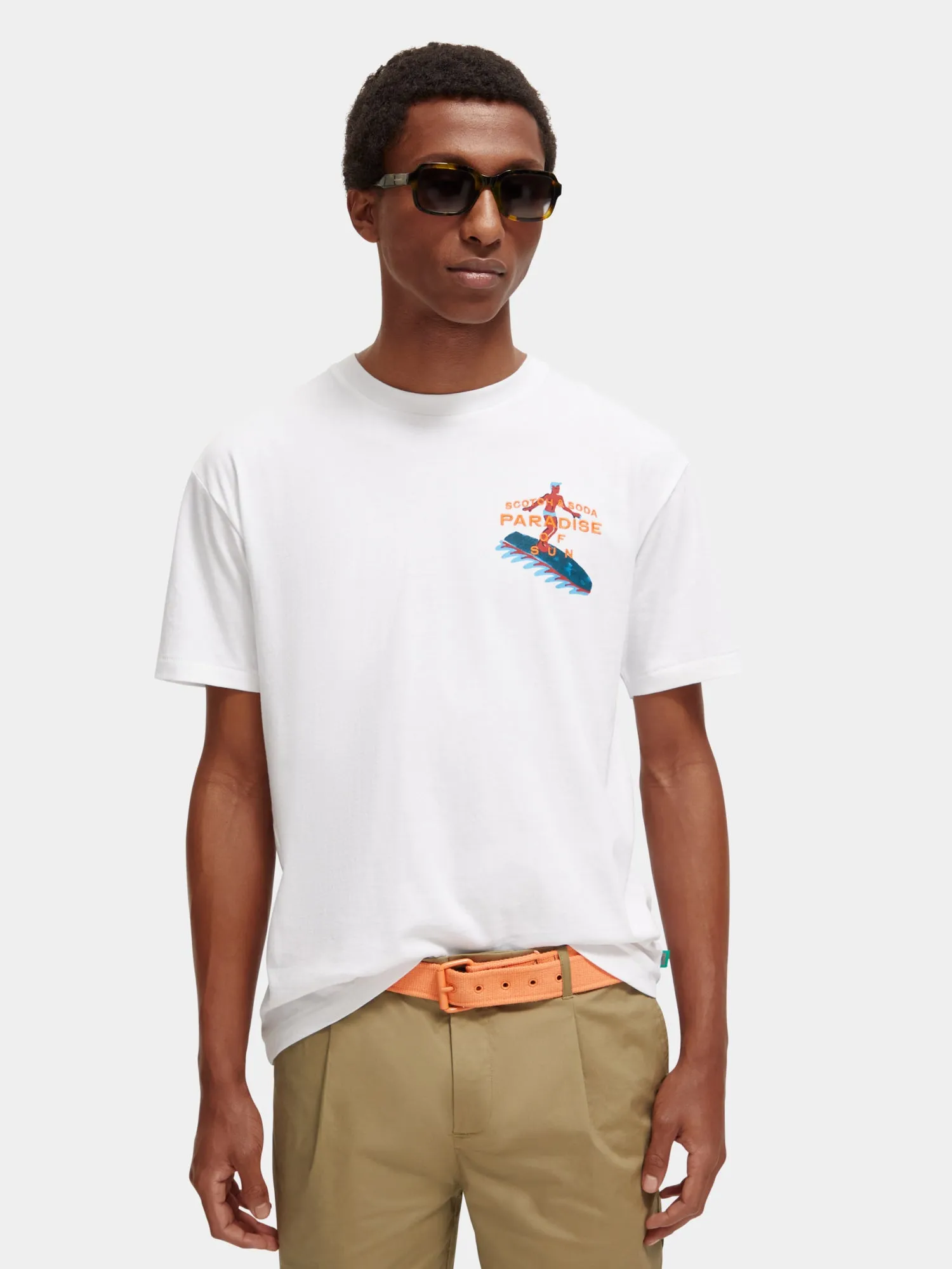 Front & back artwork t-shirt sold by Scotch & Soda