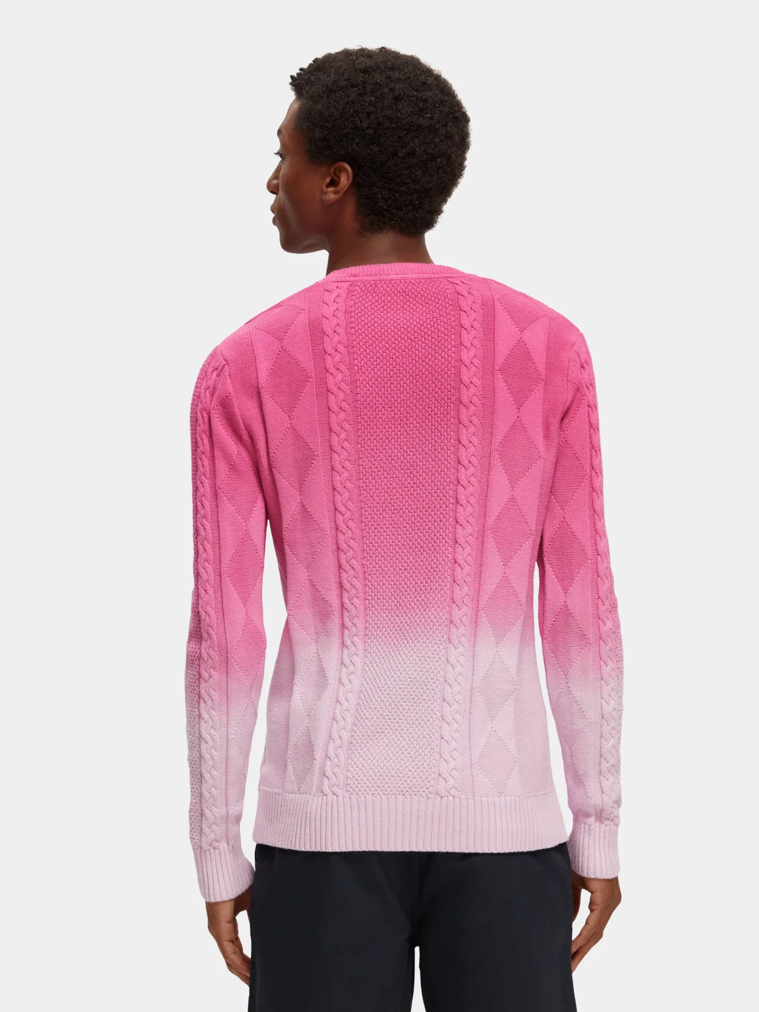 Gradient cable knit pullover sold by Scotch and Soda product image thumbnail 3