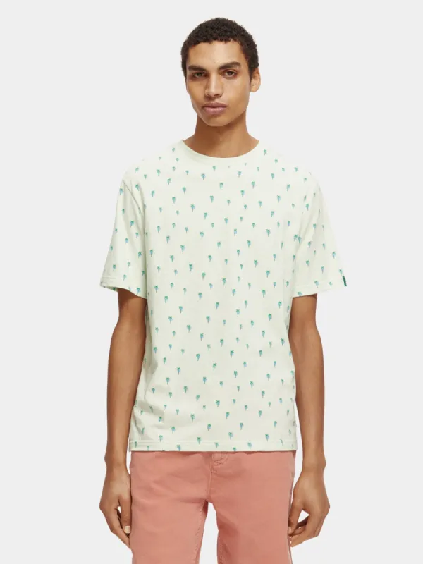 Mini palm print t-shirt sold by Scotch and Soda