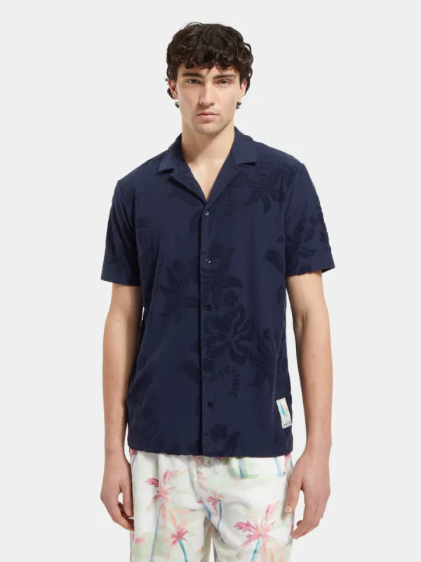 Terry jacquard shirt sold by Scotch and Soda