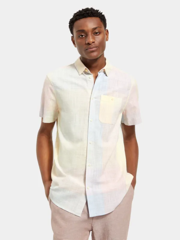 Structured short sleeved shirt sold by Scotch and Soda