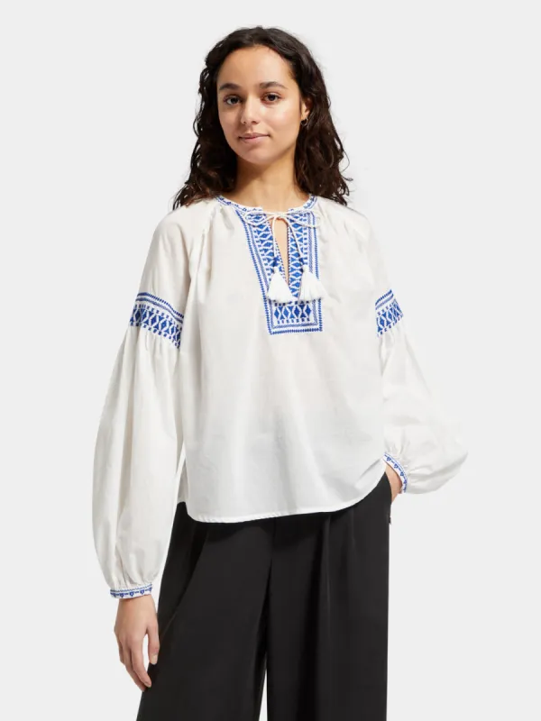 Balloon sleeve top sold by Scotch and Soda