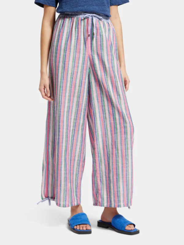 Lurex striped beach pants sold by Scotch and Soda