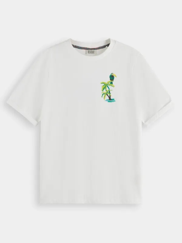 Relaxed-fit graphic t-shirt sold by Scotch and Soda