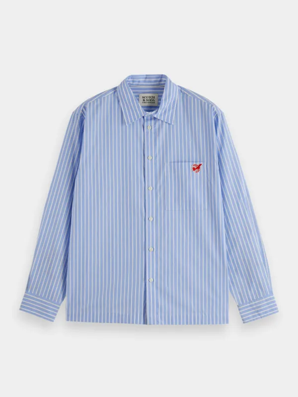 Free spirit bird poplin shirt sold by Scotch and Soda