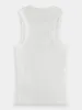 Ribbed racer tank sold by Scotch and Soda