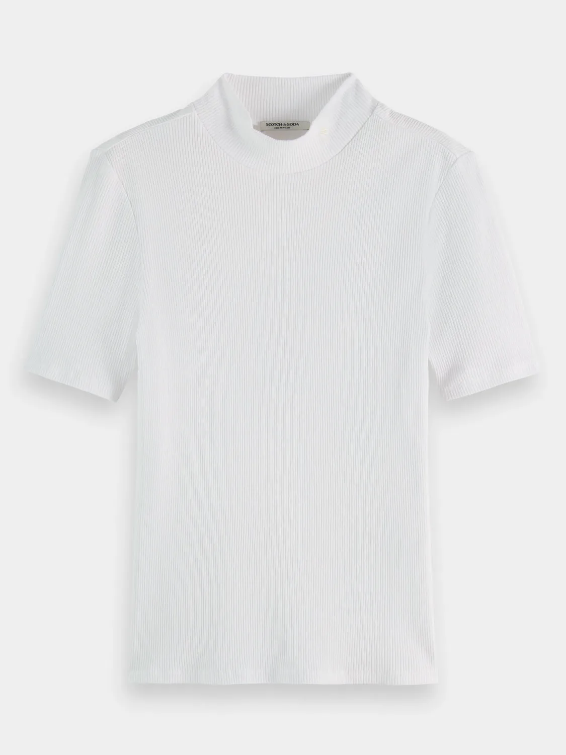 Ribbed mock neck sold by Scotch and Soda