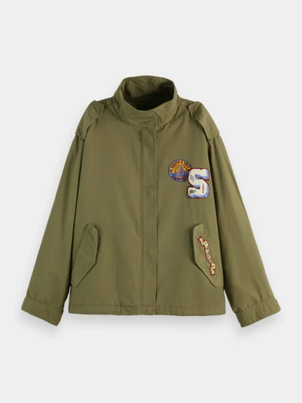 Utility jacket sold by Scotch and Soda