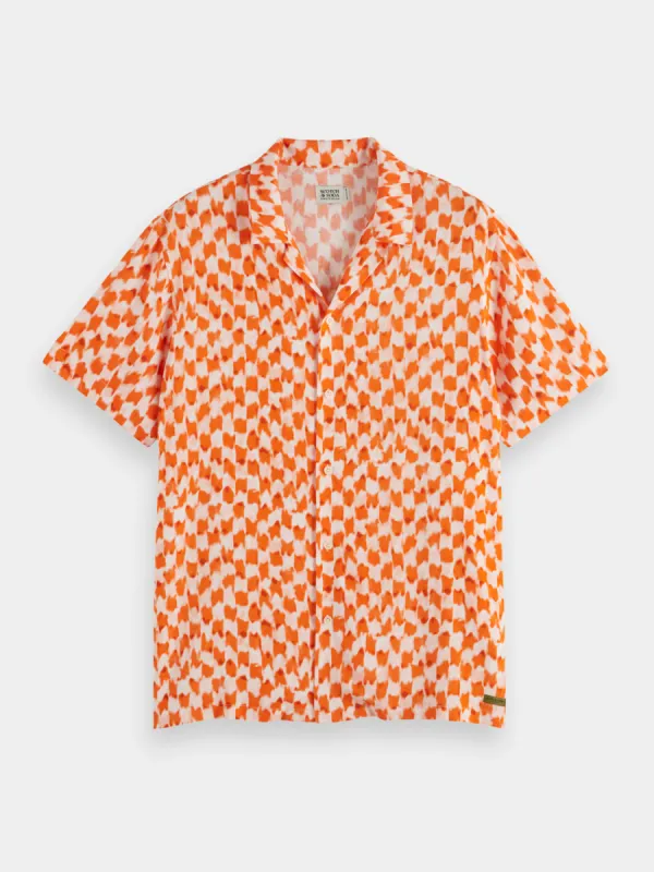Printed camp shirt sold by Scotch and Soda