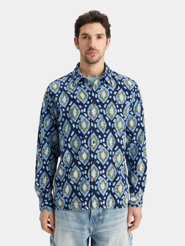 Printed seersucker shirt sold by Scotch and Soda