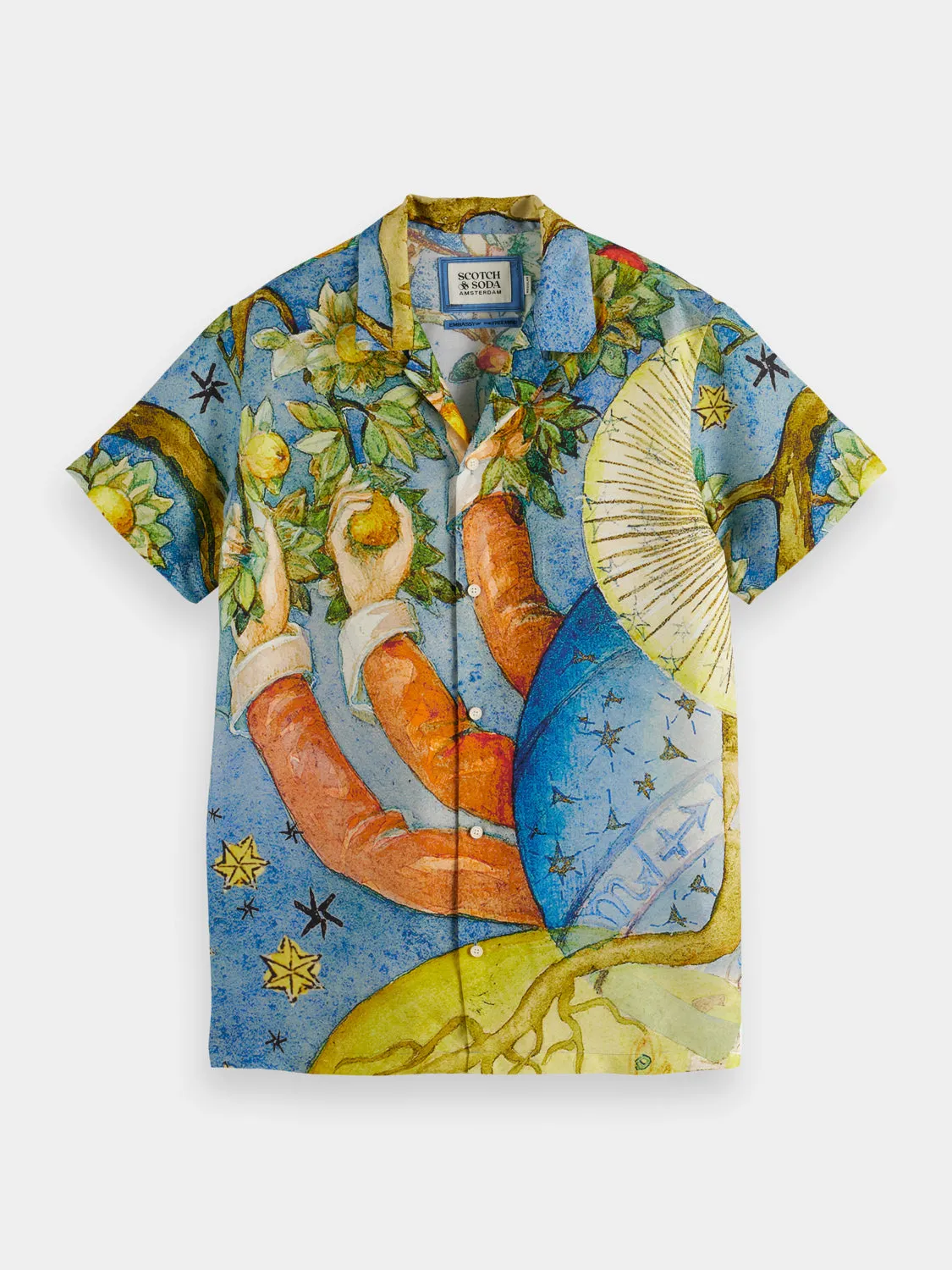 Printed short sleeved shirt sold by Scotch and Soda product image thumbnail 2