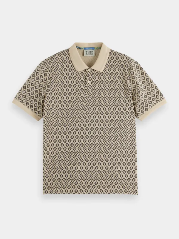 Printed polo sold by Scotch & Soda