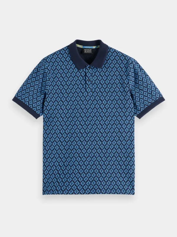 Printed polo sold by Scotch and Soda