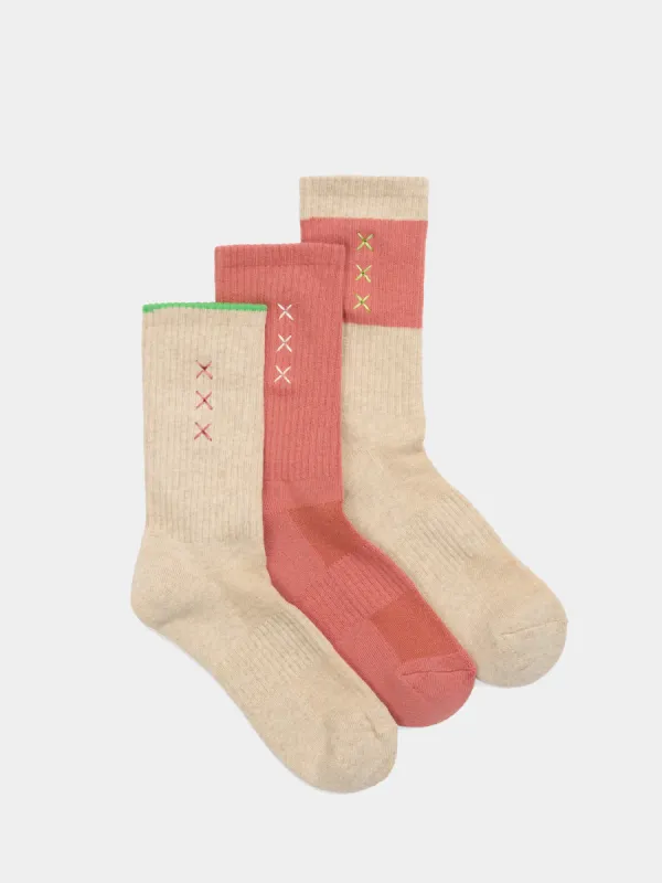 3-pack quarter socks sold by Scotch & Soda