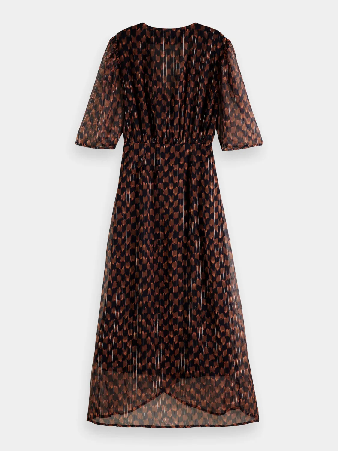 Knotted lurex midi dress sold by Scotch and Soda product image thumbnail 2