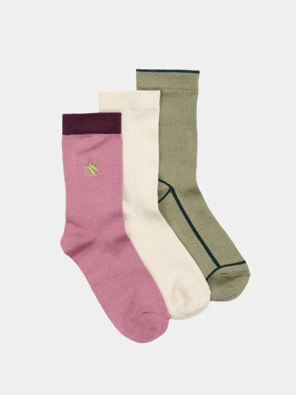 3-pack crew socks sold by Scotch & Soda