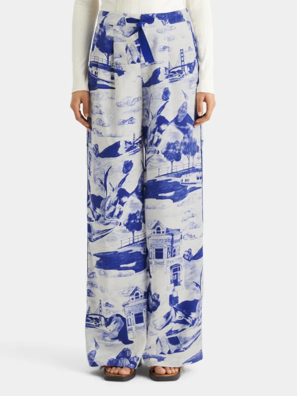 Eleni wide fit pants sold by Scotch and Soda