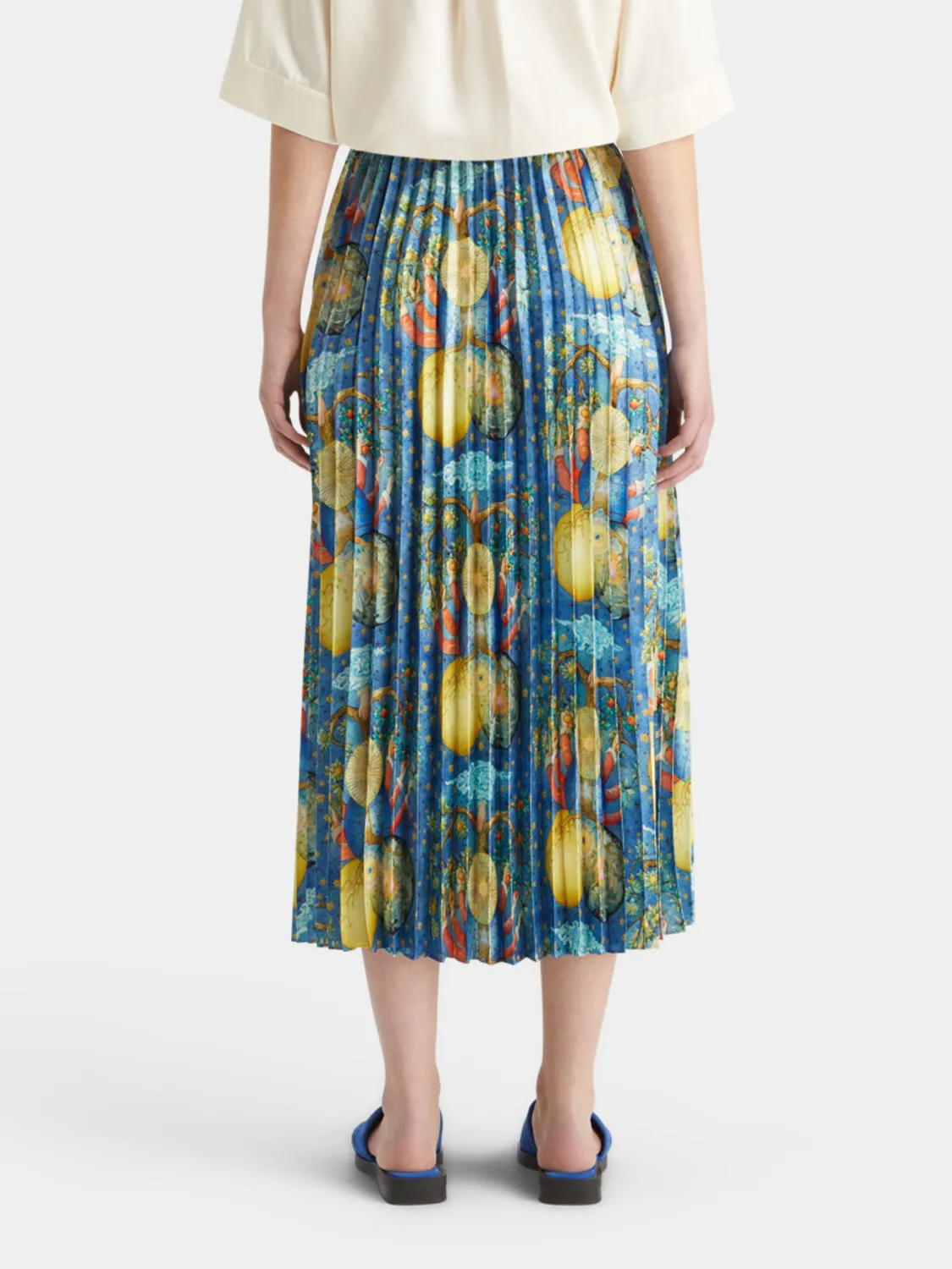 Pleated printed skirt sold by Scotch and Soda product image thumbnail 5