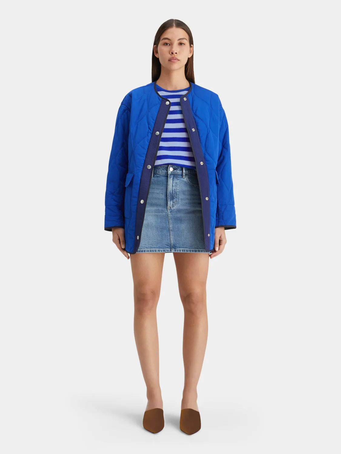 Striped cropped t-shirt sold by Scotch and Soda product image thumbnail 4