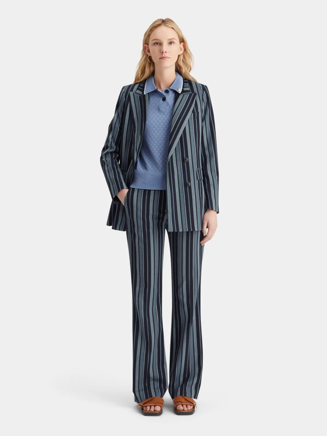 Pointelle collared knitted top sold by Scotch and Soda product image thumbnail 5