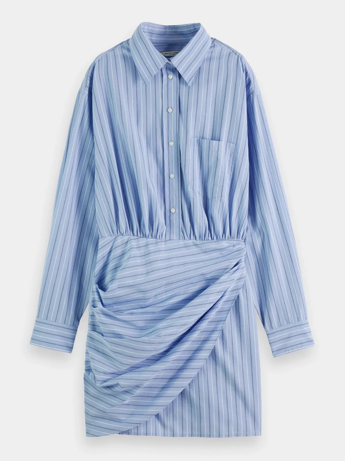 Mini poplin wrap dress sold by Scotch and Soda product image thumbnail 2