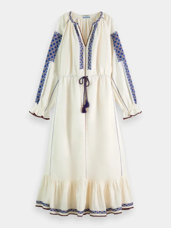 Embroidered maxi dress sold by Scotch and Soda