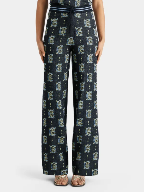 Jacquard knitted pants sold by Scotch and Soda