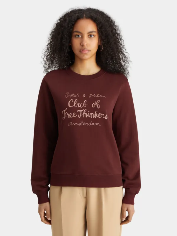 Chest artwork sweatshirt sold by Scotch and Soda