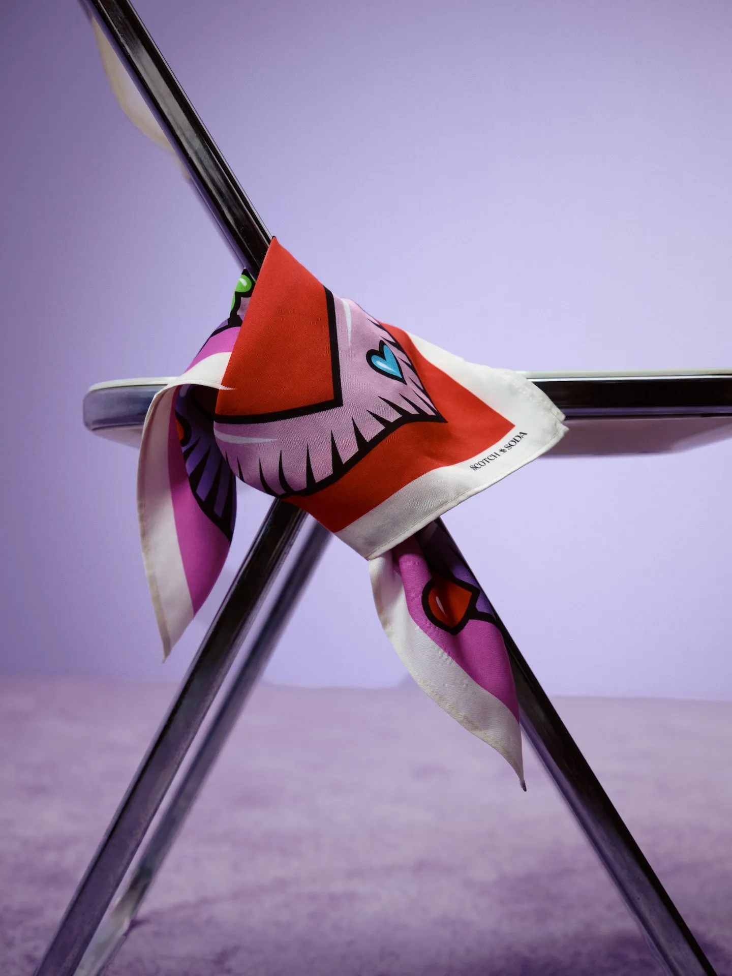 Scotch & Soda x Burton Morris scarf sold by Scotch & Soda