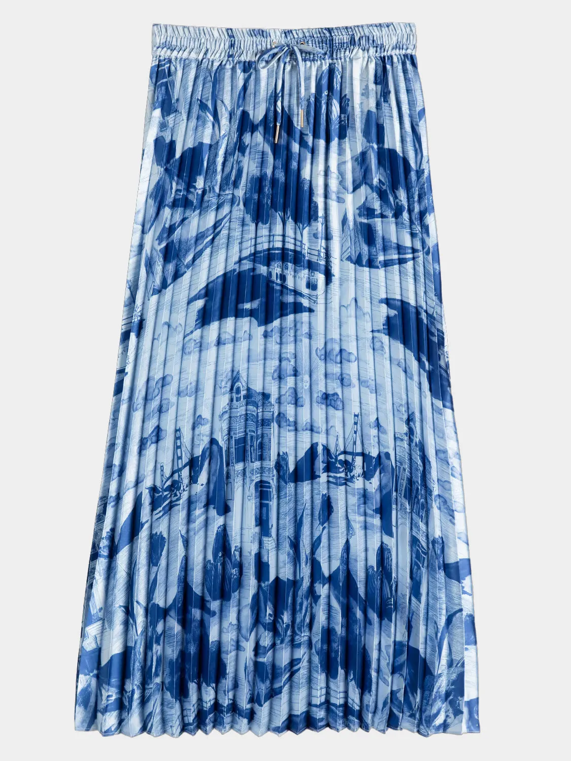 Pleated printed skirt sold by Scotch and Soda