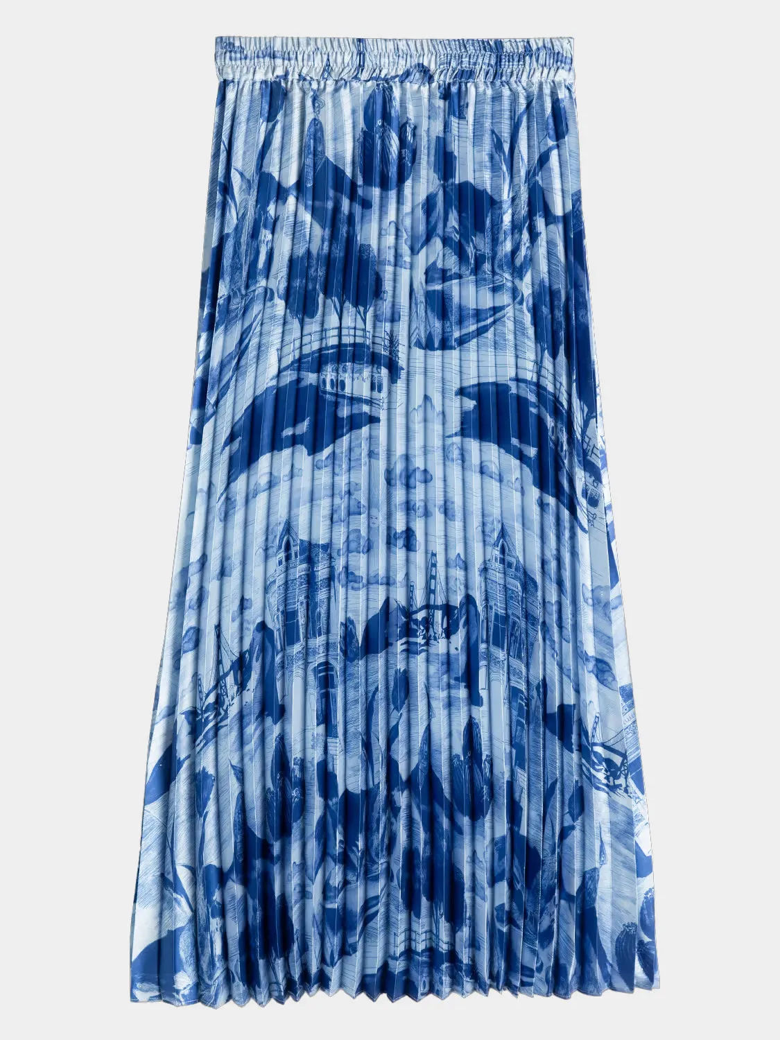 Pleated printed skirt sold by Scotch and Soda product image thumbnail 2