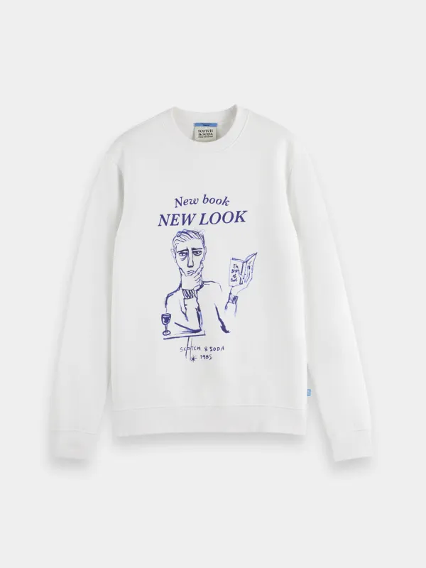 Front artwork sweatshirt made by Scotch & Soda