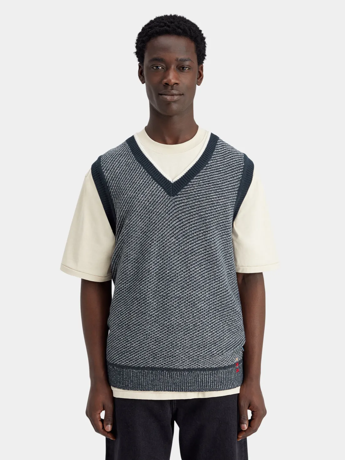 V-neck vest sold by Scotch and Soda product image thumbnail 2