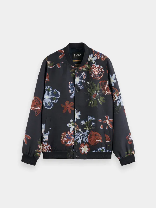 Jacquard bomber jacket sold by Scotch and Soda