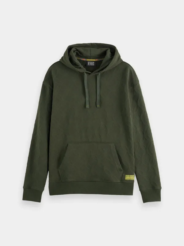 Jacquard terry hoodie made by Scotch & Soda